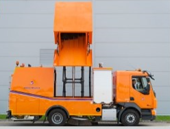 Truck mounted sweeper